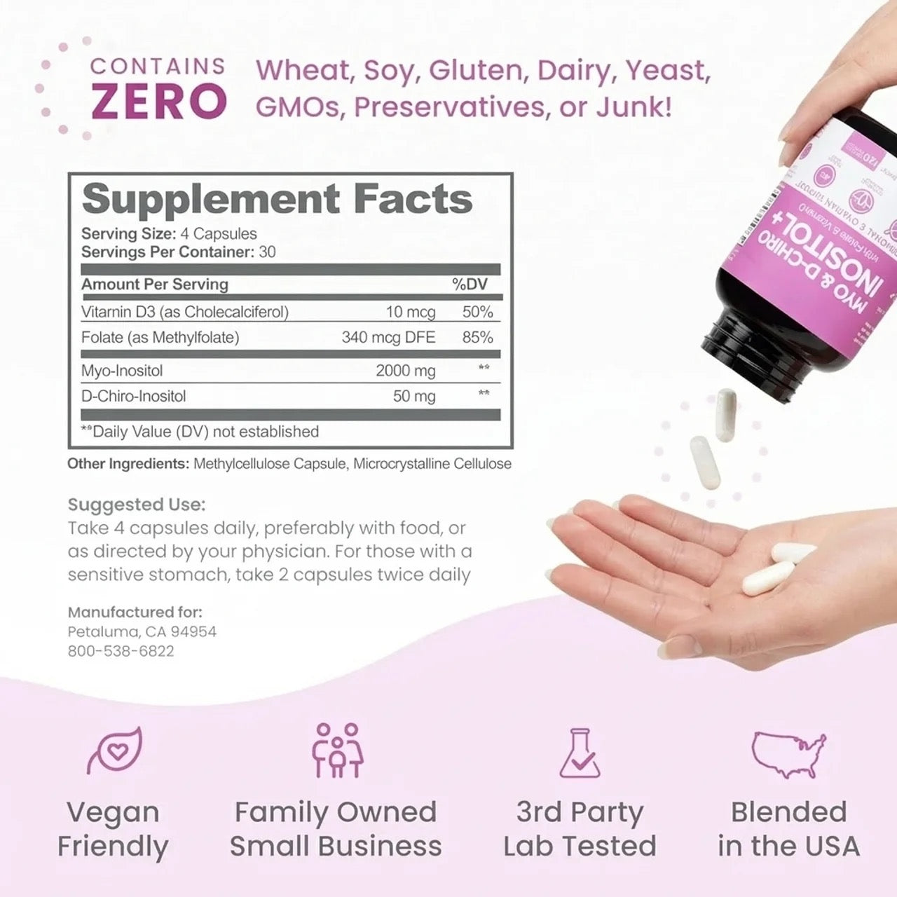 Myo Inositol + D-Chiro Inositol 40:1